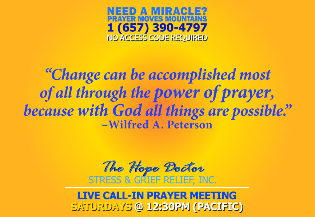 LIVE Reap a Miracle Prayer Group Meeting Saturdays at 1:00PM with Dr. Joyce Hunt Brown